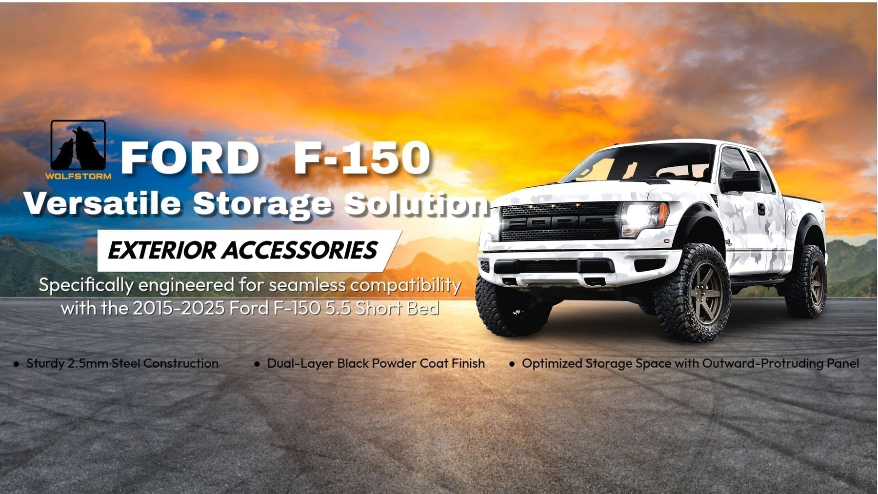 ☄️Wolfstorm External Accessories for the Ford F-150: Durable🔧, Practical🪛, and Tailored to Your Needs🪐