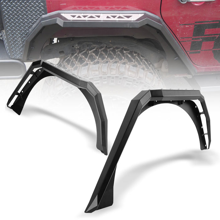 WOLFSTORM Fenders Flares for Jeep Wrangler JK 4 Doors/2 Doors