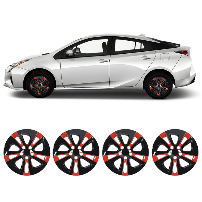 WOLFSTORM 15 Inch Hubcaps Wheel Cover Fit for 2016-2022 TOYOTA PRIUS/2017-2022 TOYOTA PRIUS PRIME/2020-2024 TOYOTA COROLLA HYBRID