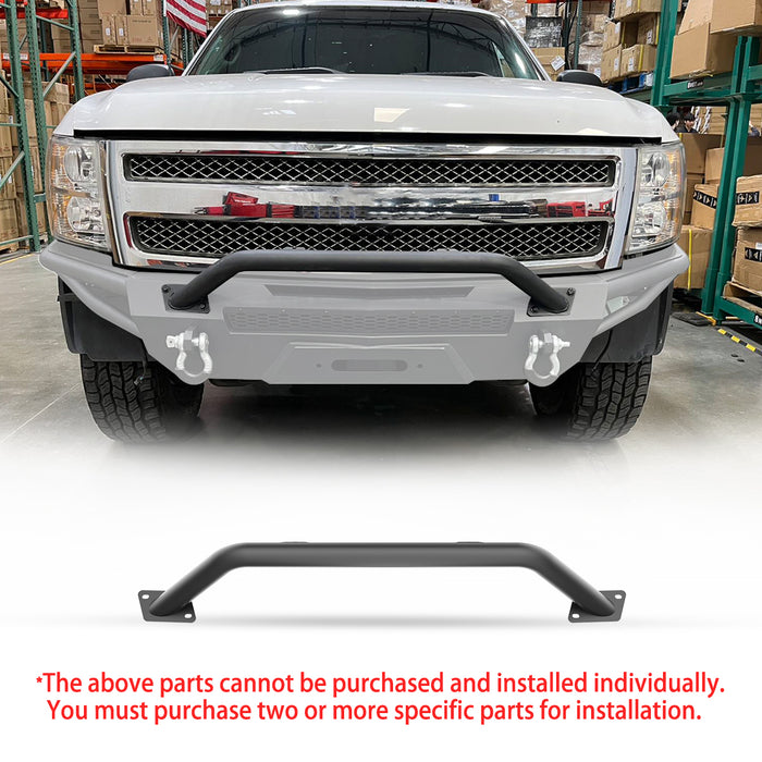 WOLFSTORM Front Bumper for 2007-2013 Chevy Silverado 1500 Multiple combinations are available for selection