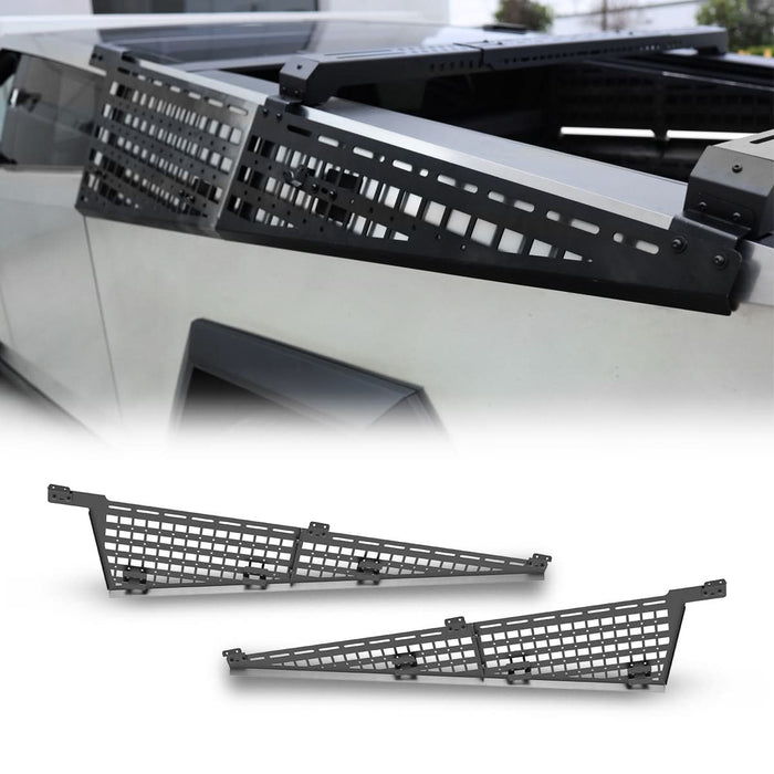 WOLFSTORM Metal Molle Panel Accessories(2 PCS), Compatible with Tesla Cybertruck Accessories, Suitable for Tesla Cybertruck 2024 2025