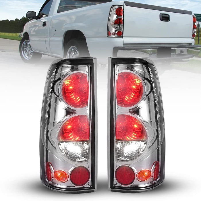 WOLFSTORM Tail Lights Fit for 1999-2006 Chevy Silverado and GMC Sierra - WOLFSTORM