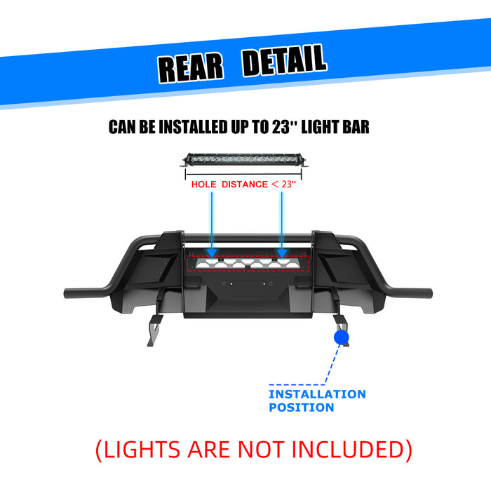 WOLFSTORM Front Bumper for 2022-2024 Nissan Frontier