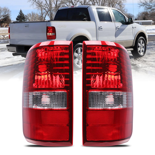 WOLFSTORM Factory Style Tail Lights for 2004-2008 Ford F-150 Truck - WOLFSTORM