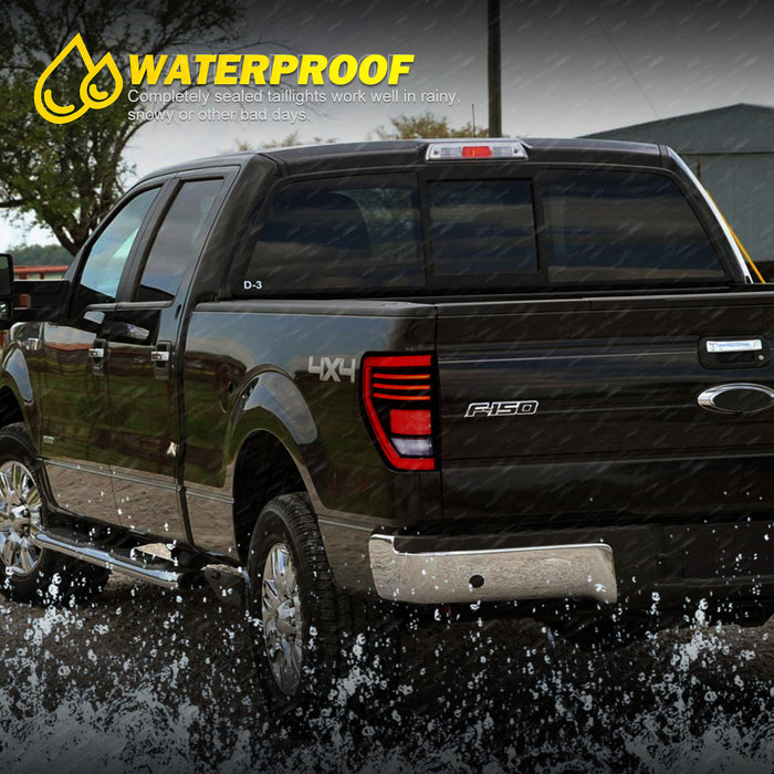 WOLFSTORM LED Sequential Taillights Assembly for 2009-2014 Ford F-150
