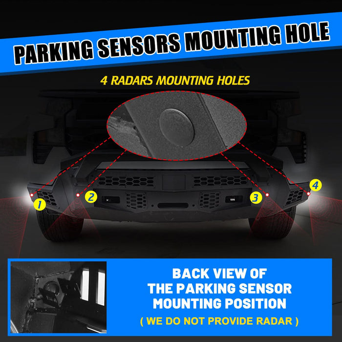 WOLFSTORM Front Bumper for 2022-2025 chevrolet silverado 1500