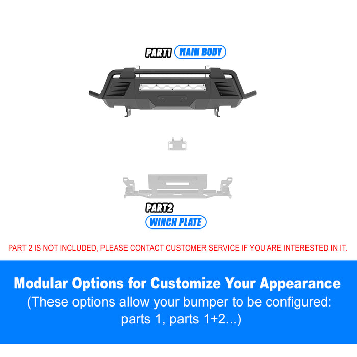 WOLFSTORM Front Bumper for 2022-2024 Nissan Frontier