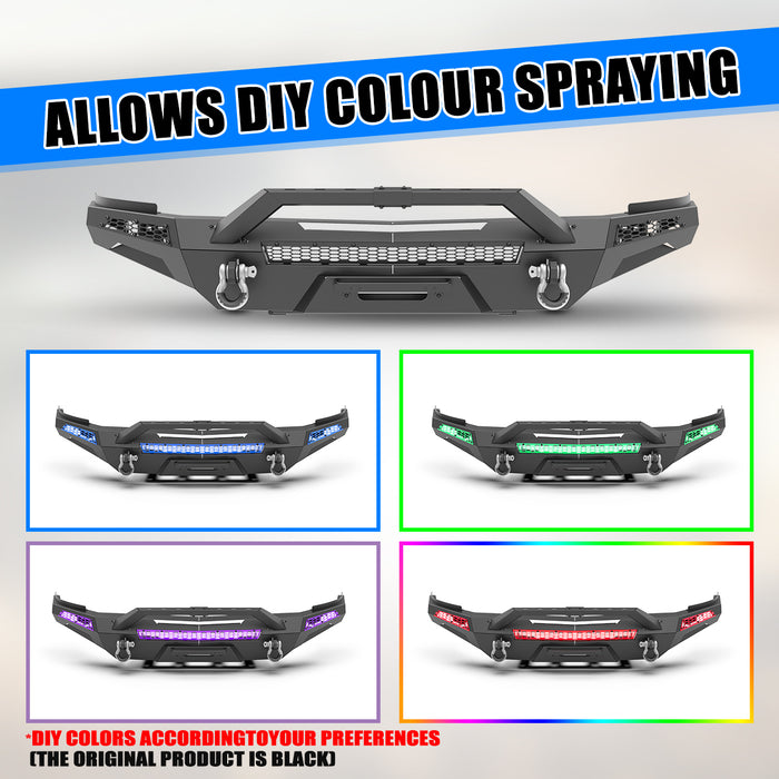 WOLFSTORM Front Bumper for 2007-2013 Chevy Silverado 1500 Multiple combinations are available for selection