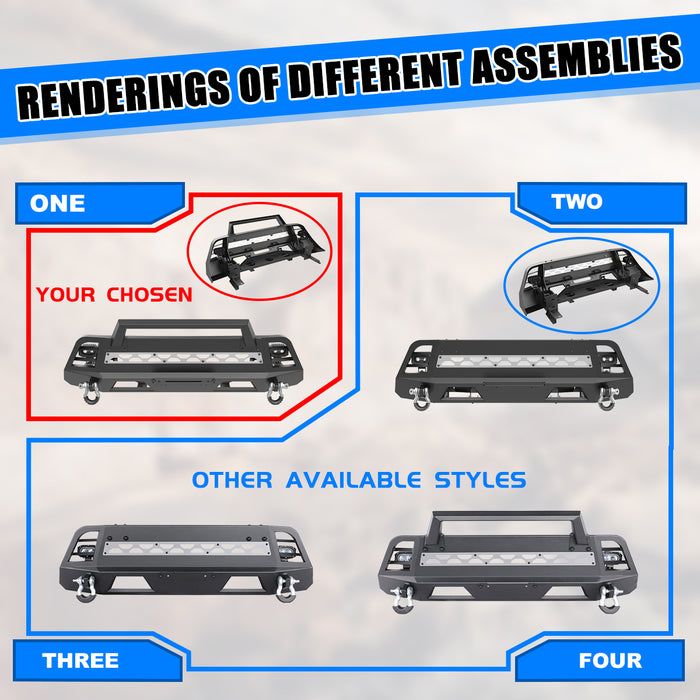 WOLFSTORM Front Bumper for 2022-2024 Nissan Frontier