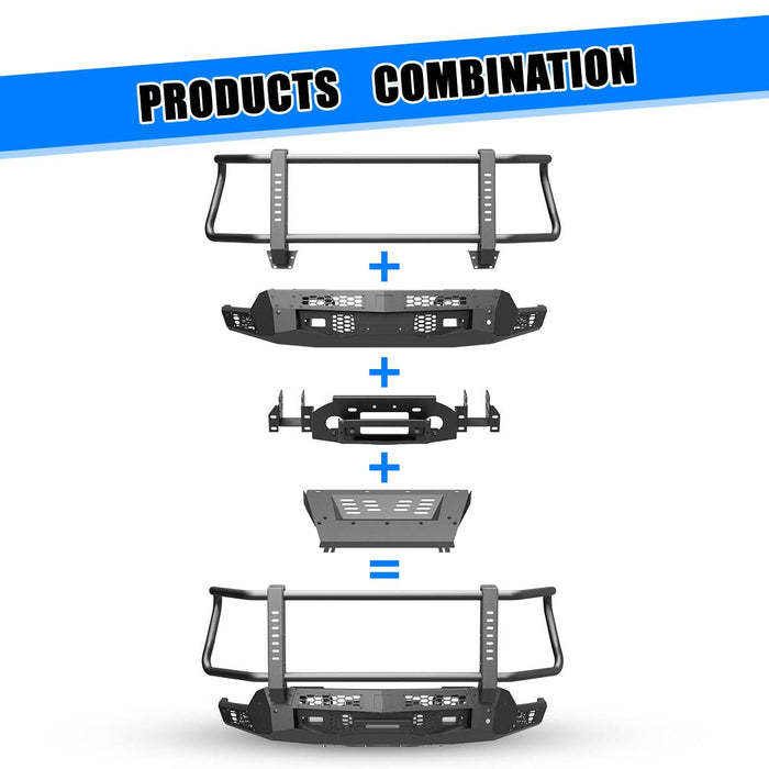 WOLFSTORM Front Bumper for 2022-2025 chevrolet silverado 1500