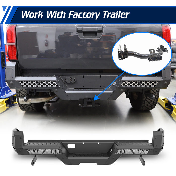 WOLFSTORM Rear Bumper for 2024-2025 TOYOTA TACOMA