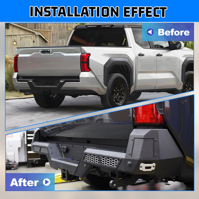 WOLFSTORM Rear Bumper for 2024-2025 TOYOTA TACOMA