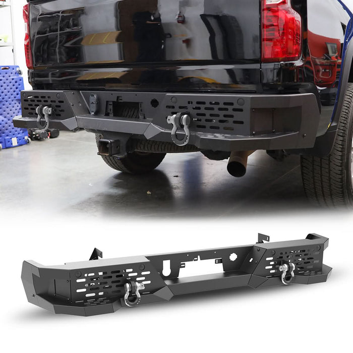 WOLFSTORM Rear Bumper for 2020-2025 Chevy Silverado 2500/3500/2500 HD/3500 HD