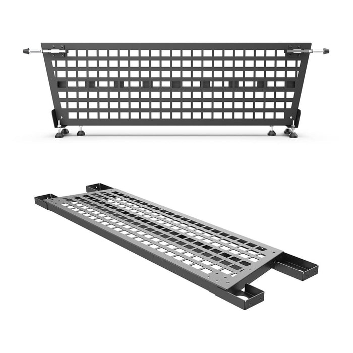 Wolfstorm Interior Storage Rear Trunk Cargo Rack Basket Tray Interior Storage Luggage Carrier for 2024-2025 Tesla Cybertruck