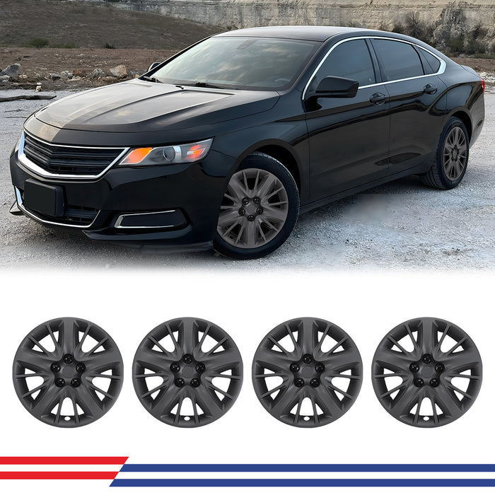 WOLFSTORM 18 Inch Hubcaps Wheel Cover Fit for 2014-2020 CHEVY IMPALA