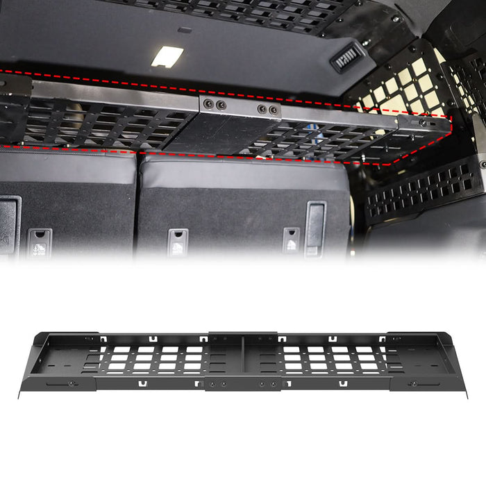 Wolfstorm Rear Window Flank Panel & Interior Storage Rear Trunk Cargo Rack Basket Tray Interior Storage Luggage Carrier for 2024-2025 TOYOTA LAND CRUISER