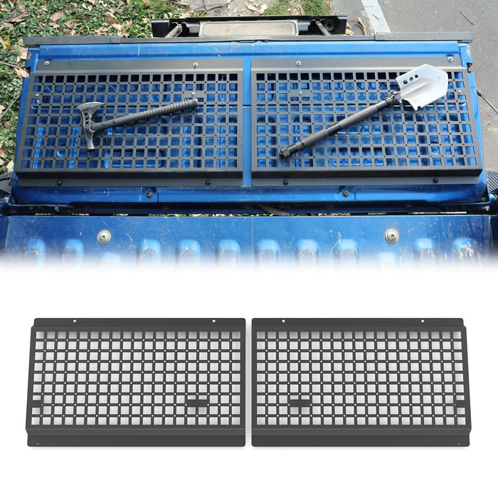 WOLFSTORM Rear Roll Bar Molle Panel for 2015-2025 Ford F-150 5.5 Short Bed