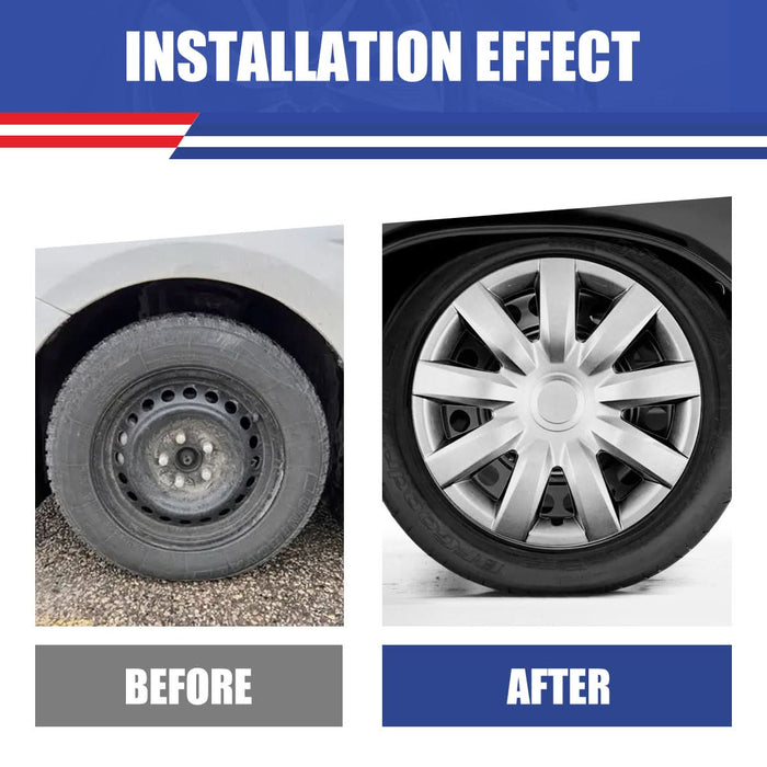 WOLFSTORM 15 Inch Hubcaps Wheel Cover Fit for 2002-2006 Toyota CAMRY