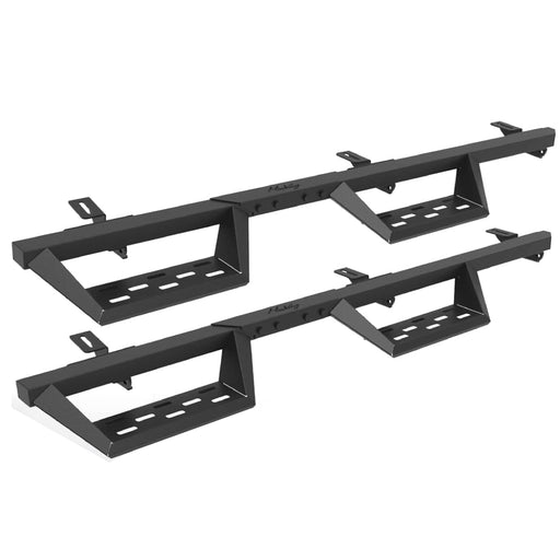 HAWKLEY Running Boards Side Steps Fit for 2007-2018 Wrangler JK JKU Unlimited 4 Doors ONLY - WOLFSTORM