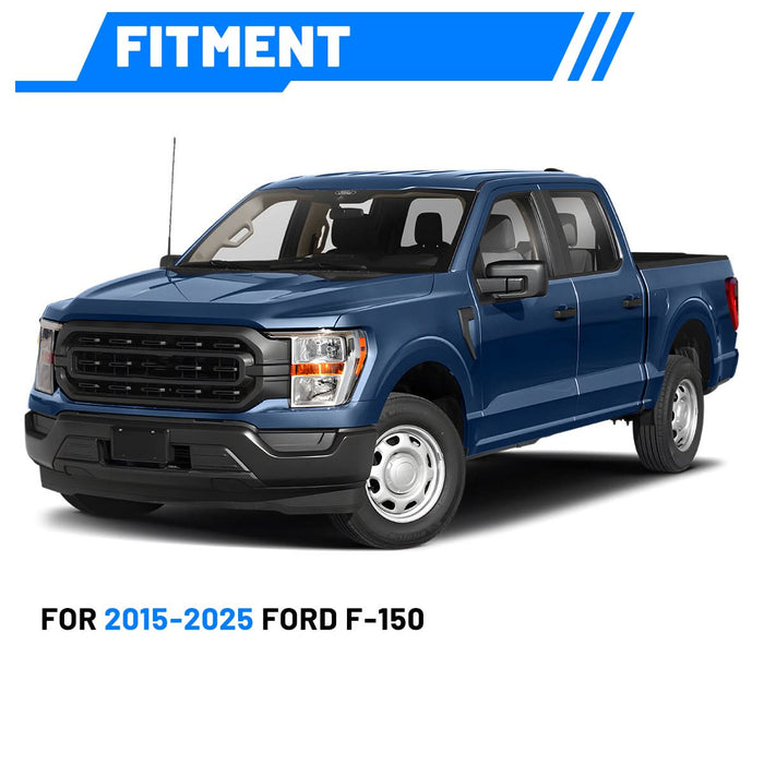 WOLFSTORM Rear Roll Bar Molle Panel for 2015-2025 Ford F-150 5.5 Short Bed