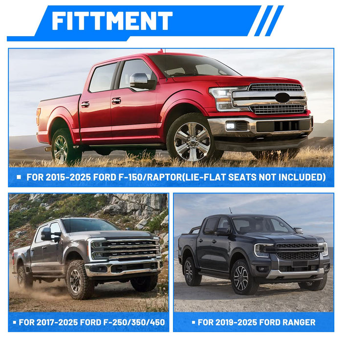 WOLFSTORM Seat Back Molle Panel for 2015-2025 Ford F-150/Raptor(lie-flat seats not included)