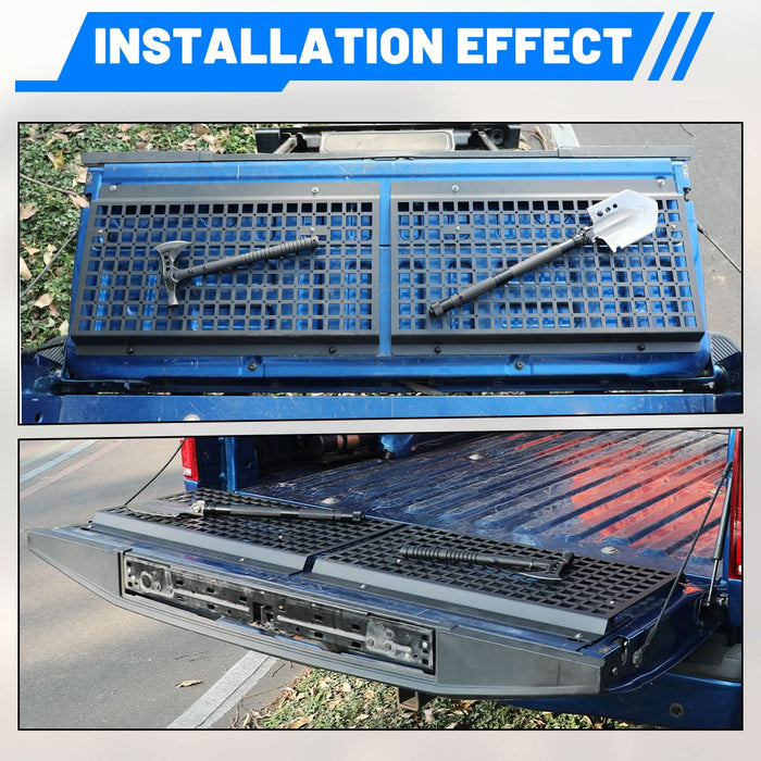 WOLFSTORM Rear Roll Bar Molle Panel for 2015-2025 Ford F-150 5.5 Short Bed