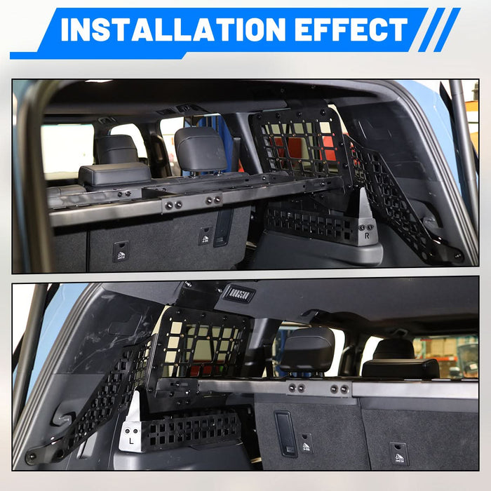 Wolfstorm Storage Pockets & Rear Window Flank Panel Compatible with 2024-2025 TOYOTA LAND CRUISER
