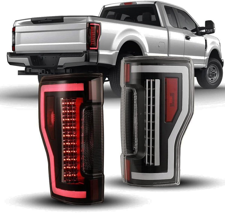 WOLFSTORM LED Sequential Tail Lights for 2017-2019 Ford F-250 F-350 F-450 Super Duty - WOLFSTORM