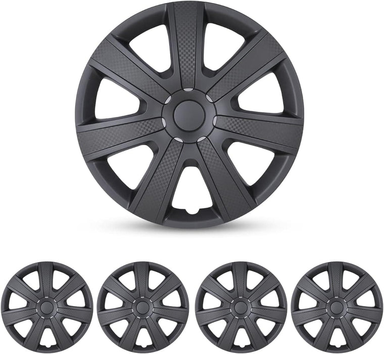 WOLFSTORM Hubcaps Wheel Covers 15 Inch - WOLFSTORM