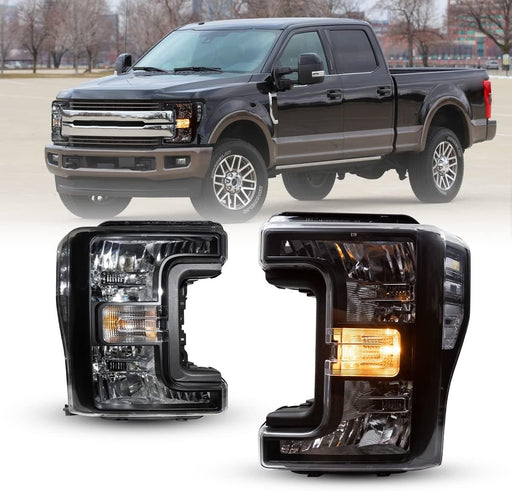 WOLFSTORM Headlights for 2017 2018 2019 FORD F-250 350 450 SUPER DUTY - WOLFSTORM