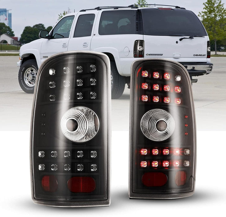 WOLFSTORM LED Tail Light Assembly for 2000-2006 Chevy Suburban and Chevy Tahoe, 2000-2006 GMC Yukon Altezza - WOLFSTORM