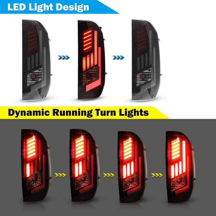 LED Tail Light for 2014-2021 Toyota Tundra Sequential Turn Signa Light - WOLFSTORM