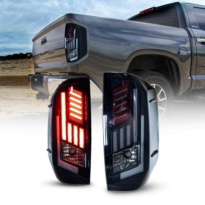 LED Tail Light for 2014-2021 Toyota Tundra Sequential Turn Signa Light - WOLFSTORM