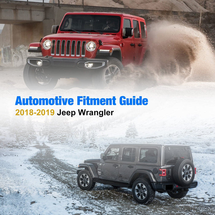 LED Sequential Tail Lights for 2018-2023 Jeep Wrangler JL/JLU - WOLFSTORM