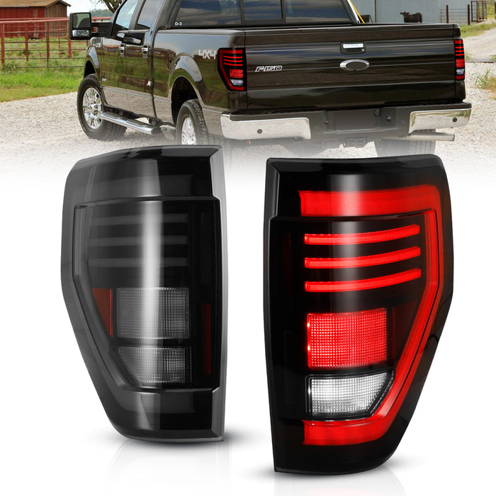 WOLFSTORM LED Sequential Taillights Assembly for 2009-2014 Ford F-150