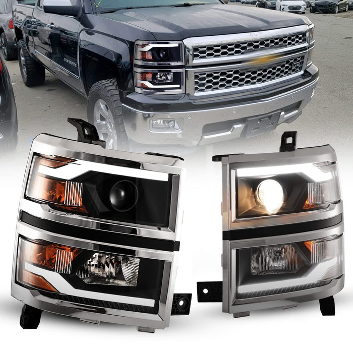 WOLFSTORM Headlight for 2014-2015 Chevy Silverado 1500 - WOLFSTORM