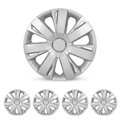 WOLFSTORM 15 Inch Wheel Rim Cover Hubcaps OEM Style Replacement - WOLFSTORM