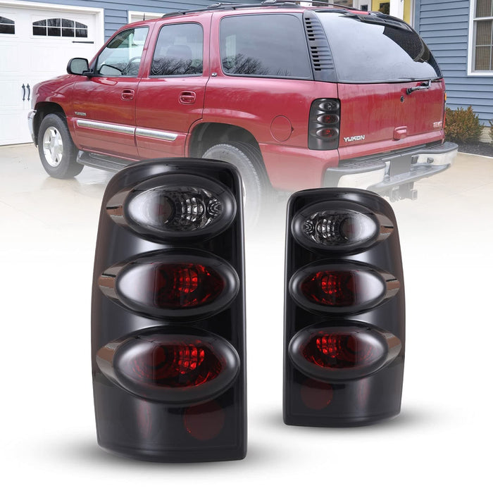 WOLFSTORM Tail Light Assembly Compatible for 2000-2006 Chevy Suburban, Chevy Tahoe, and GMC Yukon - WOLFSTORM