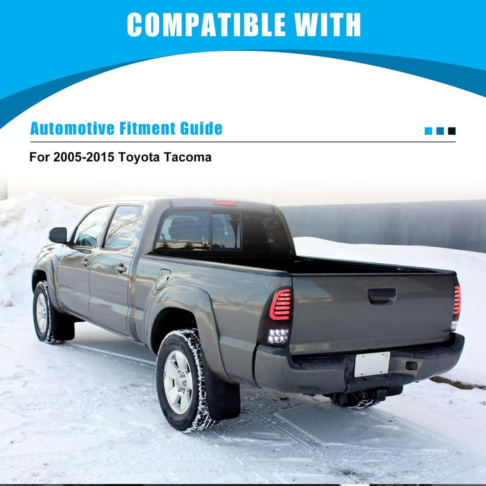 WOLFSTORM LED Tail Lights for 2005-2015 Toyota Tacoma - WOLFSTORM