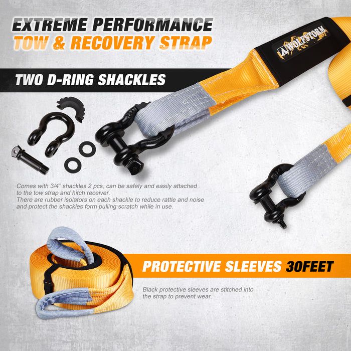 WOLFSTORM Emergency Off Road Towing Rescue Kit