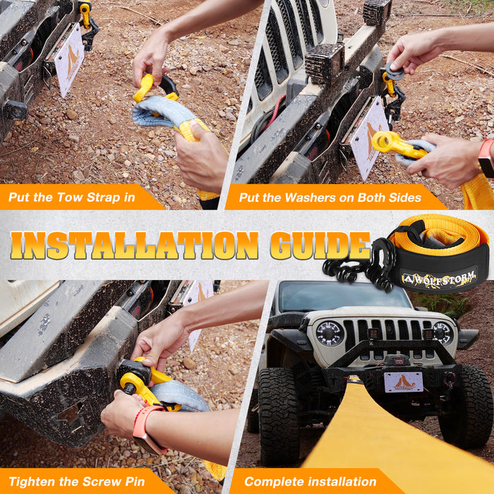 WOLFSTORM Emergency Off Road Towing Rescue Kit