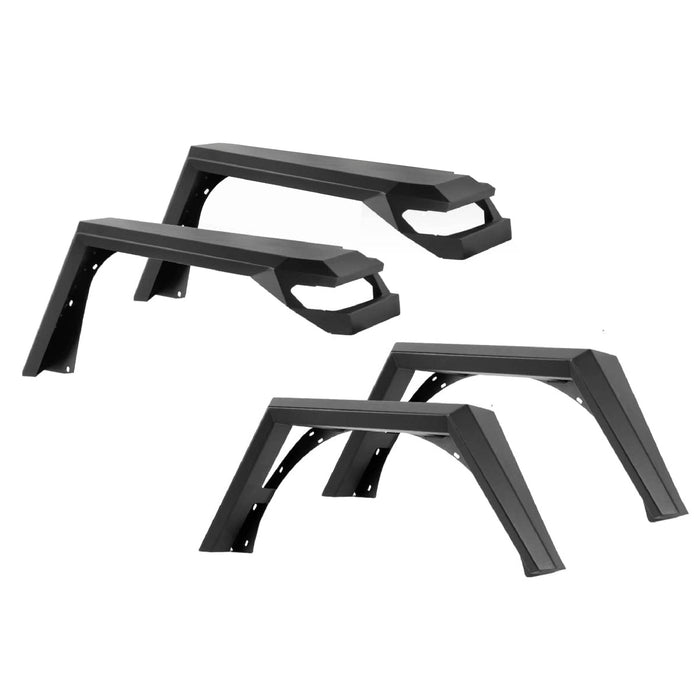 Front & Rear Fender Flares for 2018-2022 Jeep Wrangler JL