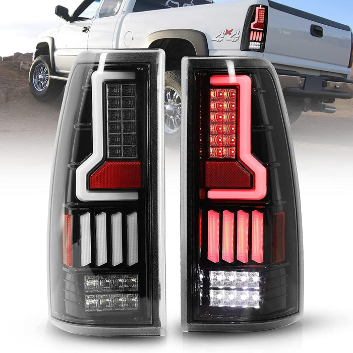 WOLFSTORM LED Tail Lights for 1999-2006 Chevy Silverado 1500 2500 3500 LED Tail Lights - WOLFSTORM