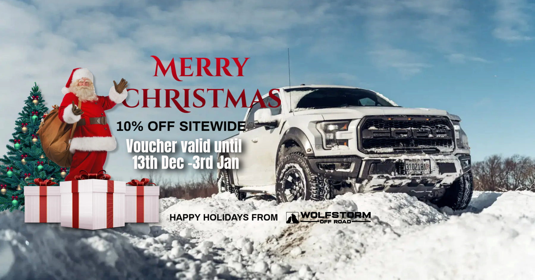 🎄Wolfstorm Christmas Special Promotion: 🎁Enjoy 10% Off Across Our Entire Store🎁