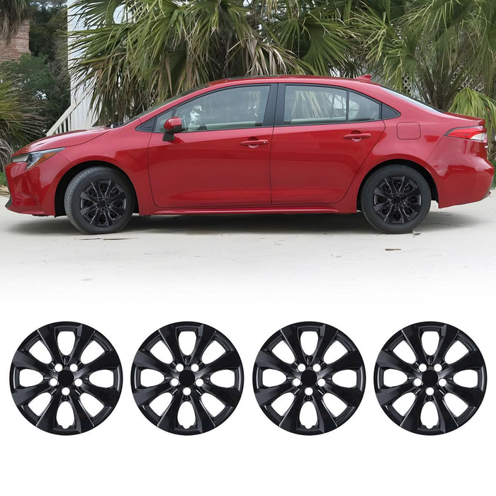 WOLFSTORM 4-Pack 16 Inch Wheel Rim Cover Hubcaps for 2020-2026 TOYOTA COROLLA