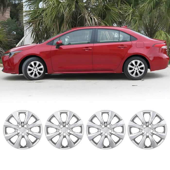 WOLFSTORM 4-Pack 16 Inch Wheel Rim Cover Hubcaps for 2020-2026 TOYOTA COROLLA