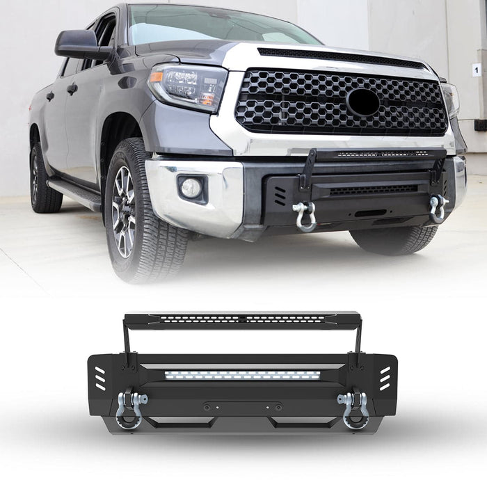 WOLFSTORM Heavy-Duty Steel Front Bumper for 2014-2021 Toyota Tundra