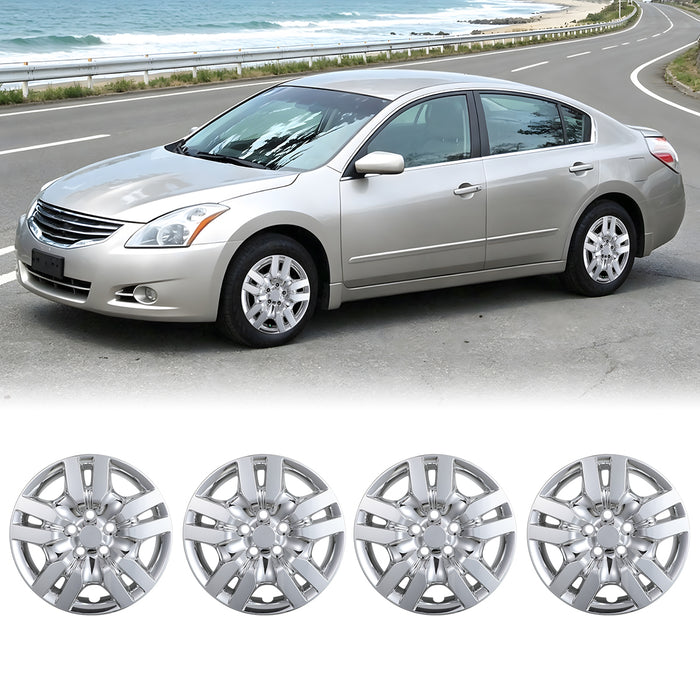 WOLFSTORM 4-Pack 16 Inch Wheel Rim Cover Hubcaps for 2007-2012 Nissan Altima & 2008-2009 Nissan Altima Coupe