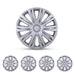 WOLFSTORM Universal Hubcaps Wheel Cover- Style #5083 - WOLFSTORM