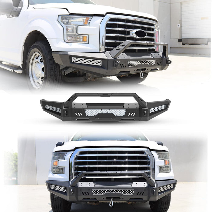 WOLFSTORM Offroad Front Bumper For Ford F-150 2015-2017(Excluding Raptor)